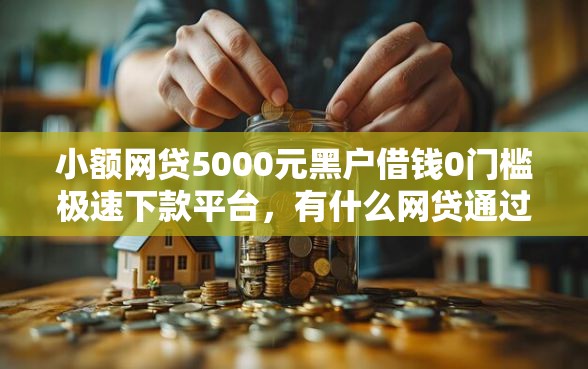 小额网贷5000元黑户借钱0门槛极速下款平台，有什么网贷通过率高的5个平台介绍