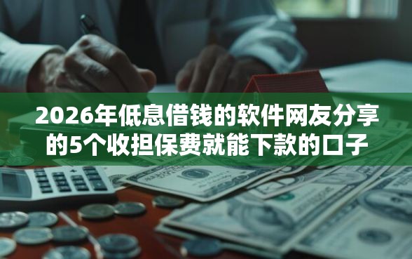 2026年低息借钱的软件网友分享的5个收担保费就能下款的口子我觉得不错！
