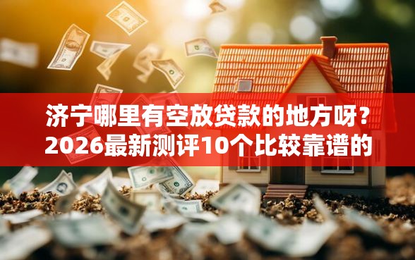 济宁哪里有空放贷款的地方呀？2026最新测评10个比较靠谱的贷款平台