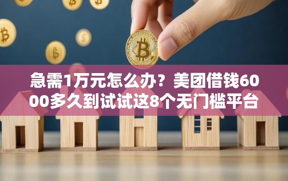 急需1万元怎么办？美团借钱6000多久到试试这8个无门槛平台