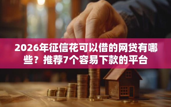 2026年征信花可以借的网贷有哪些？推荐7个容易下款的平台
