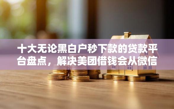 十大无论黑白户秒下款的贷款平台盘点，解决美团借钱会从微信扣钱吗的问题
