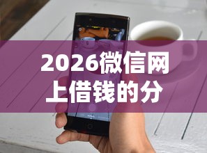 2026微信网上借钱的分换是不是真的，差6千元就选这5个平台