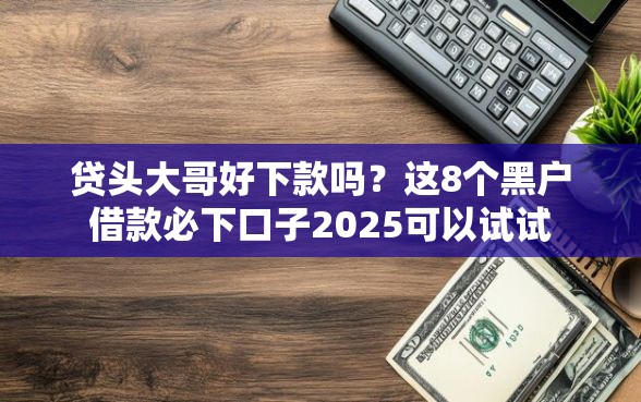 贷头大哥好下款吗？这8个黑户借款必下口子2025可以试试