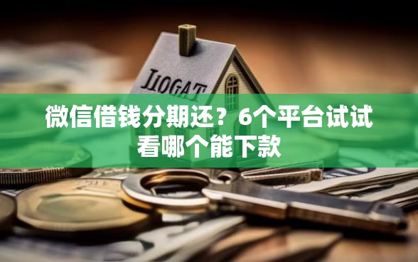 微信借钱分期还？6个平台试试看哪个能下款