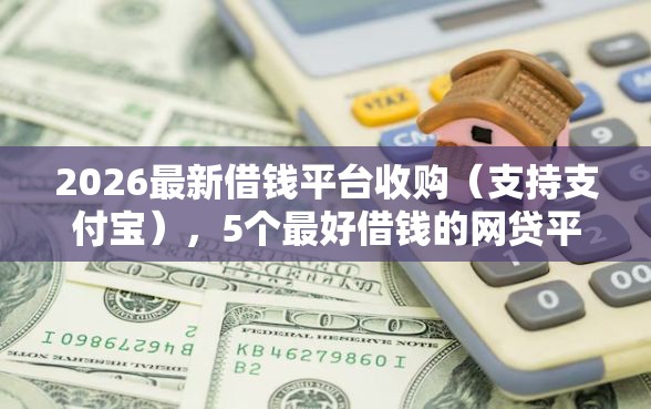 2026最新借钱平台收购（支持支付宝），5个最好借钱的网贷平台不看数据无私分享