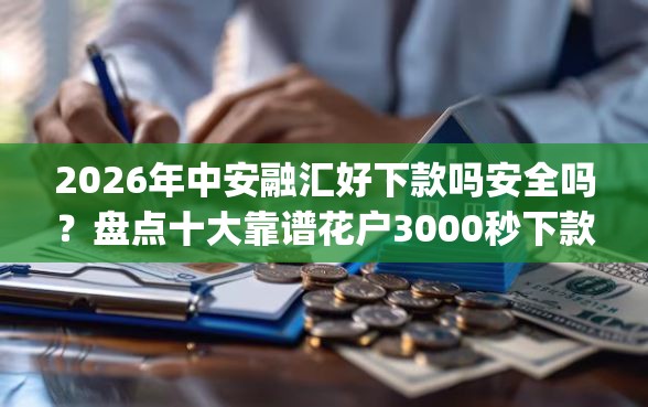 2026年中安融汇好下款吗安全吗？盘点十大靠谱花户3000秒下款app