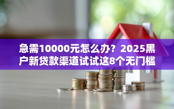 急需10000元怎么办？2025黑户新贷款渠道试试这8个无门槛平台