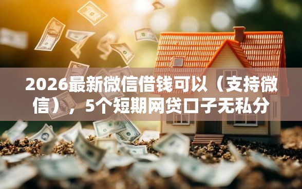 2026最新微信借钱可以（支持微信），5个短期网贷口子无私分享