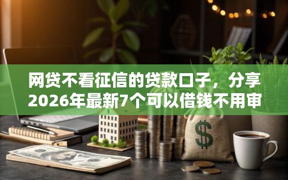 网贷不看征信的贷款口子，分享2026年最新7个可以借钱不用审核的软件