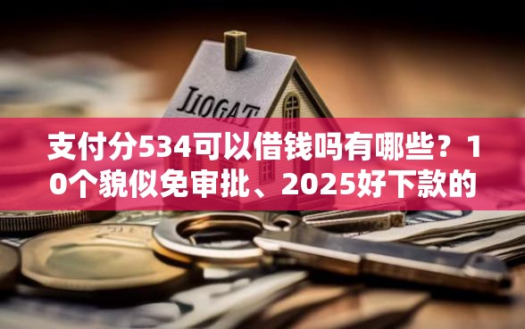 支付分534可以借钱吗有哪些？10个貌似免审批、2025好下款的网贷平台合集