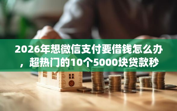 2026年想微信支付要借钱怎么办，超热门的10个5000块贷款秒下app推荐