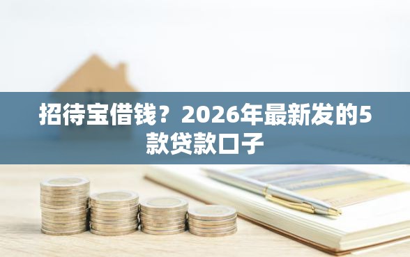 招待宝借钱？2026年最新发的5款贷款口子