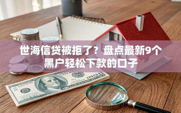 世海信贷被拒了？盘点最新9个黑户轻松下款的口子
