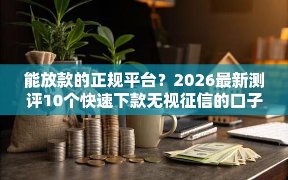 能放款的正规平台？2026最新测评10个快速下款无视征信的口子