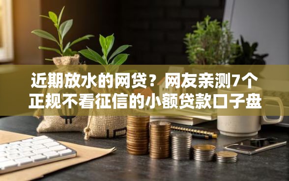 近期放水的网贷？网友亲测7个正规不看征信的小额贷款口子盘点