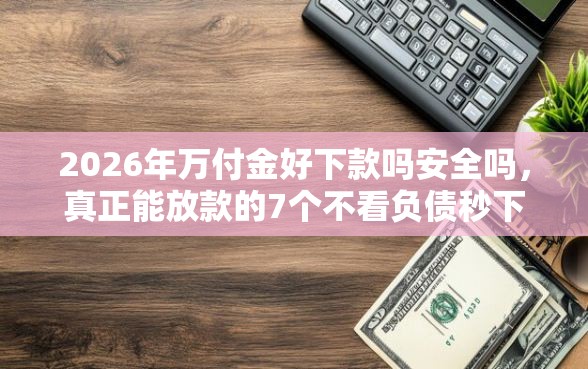 2026年万付金好下款吗安全吗，真正能放款的7个不看负债秒下款的网贷口子推荐
