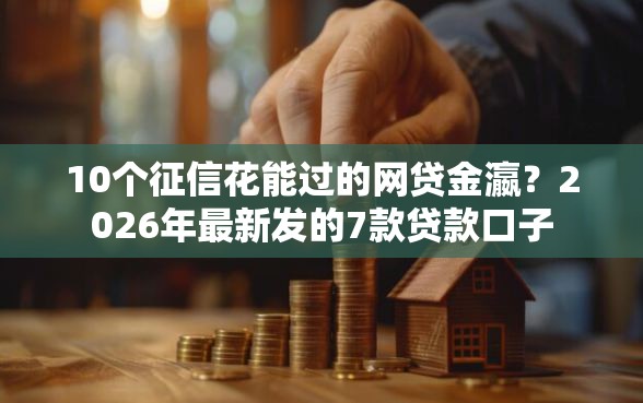 10个征信花能过的网贷金瀛？2026年最新发的7款贷款口子