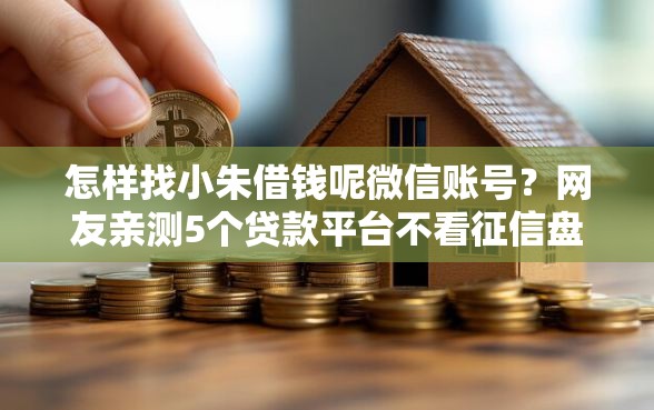 怎样找小朱借钱呢微信账号？网友亲测5个贷款平台不看征信盘点