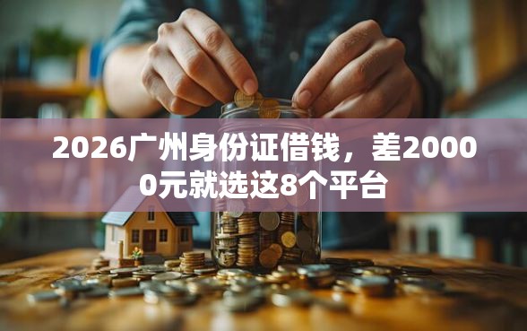2026广州身份证借钱,差20000元就选这8个平台 2026广州身份证借钱,差20000元就选这8个平台