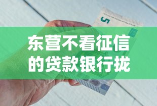 东营不看征信的贷款银行拢共有哪些选择?10个台湾人借钱平台详解 东营不看征信的贷款银行拢共有哪些选择?10个台湾人借钱平台详解
