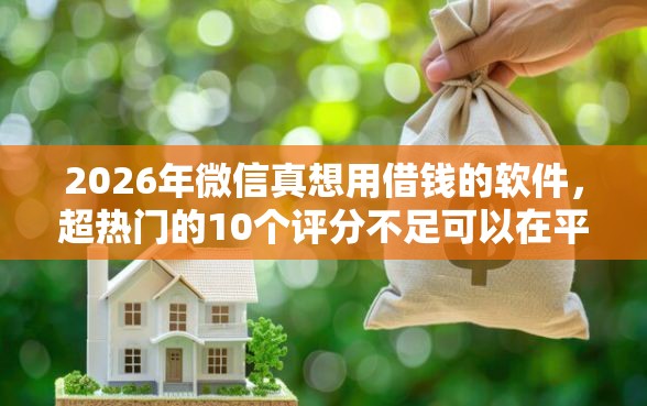 2026年微信真想用借钱的软件,超热门的10个评分不足可以在平台借钱推荐 2026年微信真想用借钱的软件,超热门的10个评分不足可以在平台借钱推荐