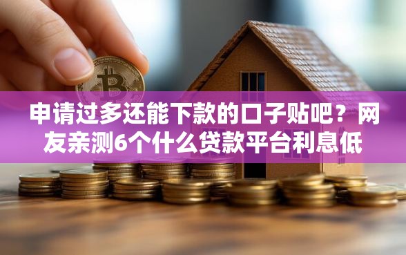 申请过多还能下款的口子贴吧?网友亲测6个什么贷款平台利息低盘点 申请过多还能下款的口子贴吧?网友亲测6个什么贷款平台利息低盘点