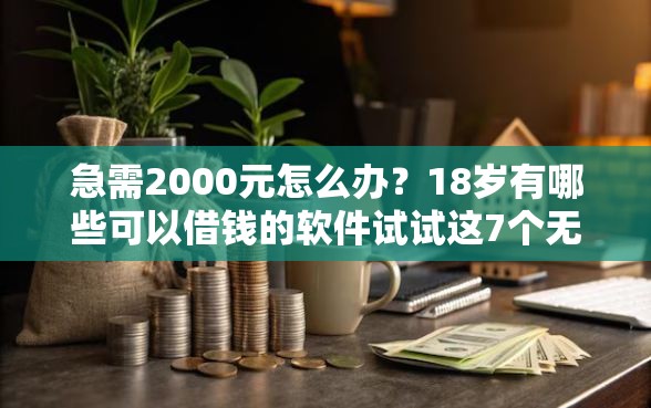 急需2000元怎么办？18岁有哪些可以借钱的软件试试这7个无门槛平台