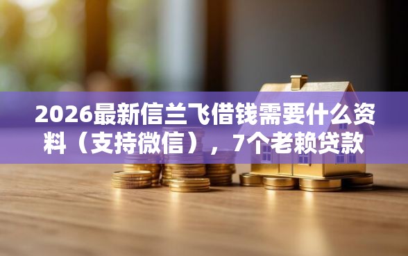 2026最新信兰飞借钱需要什么资料（支持微信），7个老赖贷款可以下的网贷口子无私分享