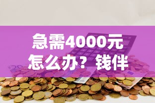 急需4000元怎么办？钱伴现金分期好下款吗试试这8个无门槛平台