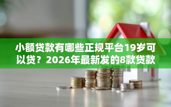小额贷款有哪些正规平台19岁可以贷？2026年最新发的8款贷款口子