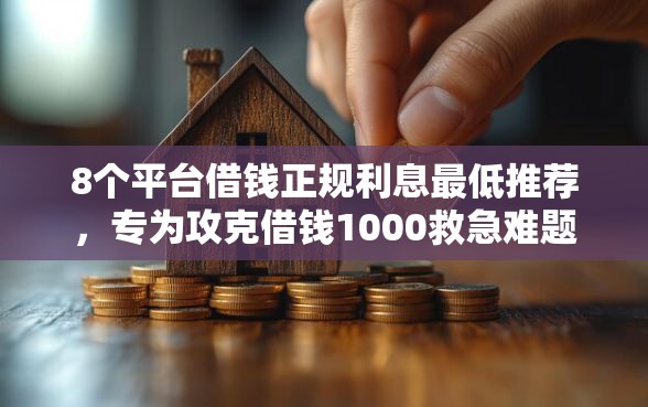 8个平台借钱正规利息最低推荐，专为攻克借钱1000救急难题