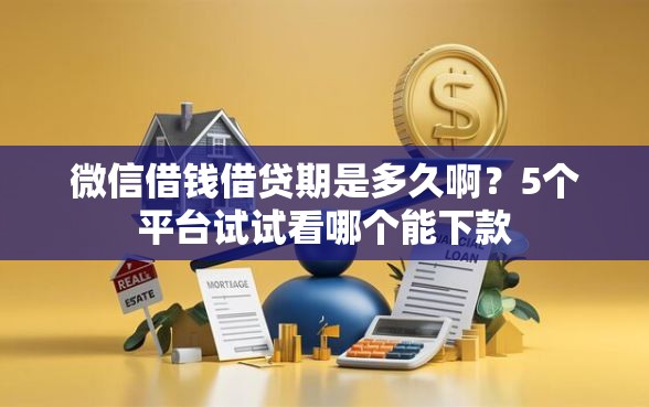 微信借钱借贷期是多久啊？5个平台试试看哪个能下款