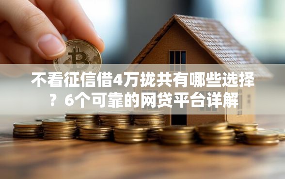 不看征信借4万拢共有哪些选择？6个可靠的网贷平台详解