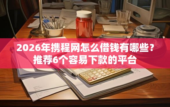 2026年携程网怎么借钱有哪些？推荐6个容易下款的平台