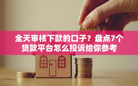 全天审核下款的口子？盘点7个贷款平台怎么投诉给你参考