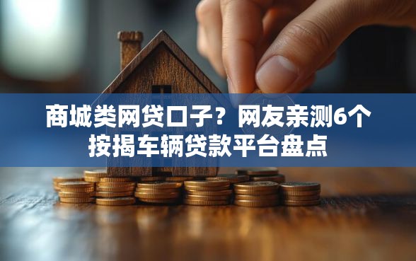 商城类网贷口子？网友亲测6个按揭车辆贷款平台盘点