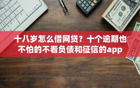十八岁怎么借网贷？十个逾期也不怕的不看负债和征信的app
