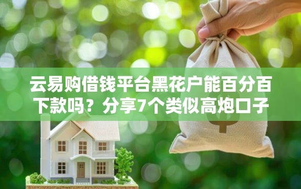 云易购借钱平台黑花户能百分百下款吗?分享7个类似高炮口子的平台 云易购借钱平台黑花户能百分百下款吗?分享7个类似高炮口子的平台