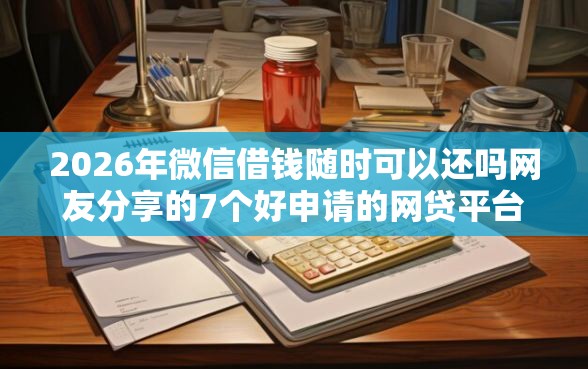 2026年微信借钱随时可以还吗网友分享的7个好申请的网贷平台我觉得不错！