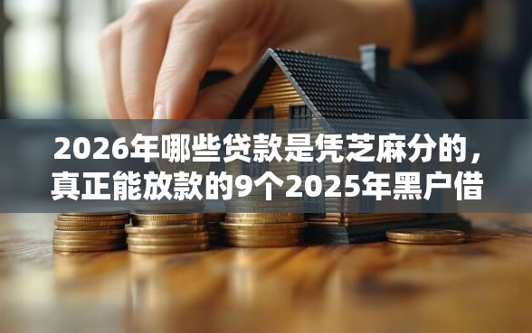 2026年哪些贷款是凭芝麻分的，真正能放款的9个2025年黑户借款必下口子推荐