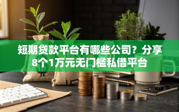 短期贷款平台有哪些公司？分享8个1万元无门槛私借平台