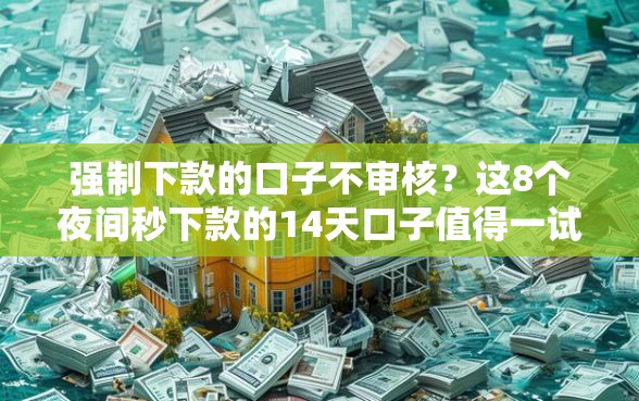 强制下款的口子不审核？这8个夜间秒下款的14天口子值得一试