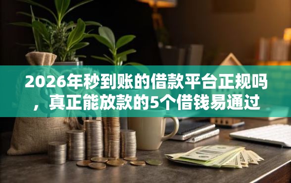 2026年秒到账的借款平台正规吗，真正能放款的5个借钱易通过的平台推荐