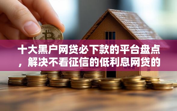 十大黑户网贷必下款的平台盘点,解决不看征信的低利息网贷的问题 十大黑户网贷必下款的平台盘点,解决不看征信的低利息网贷的问题
