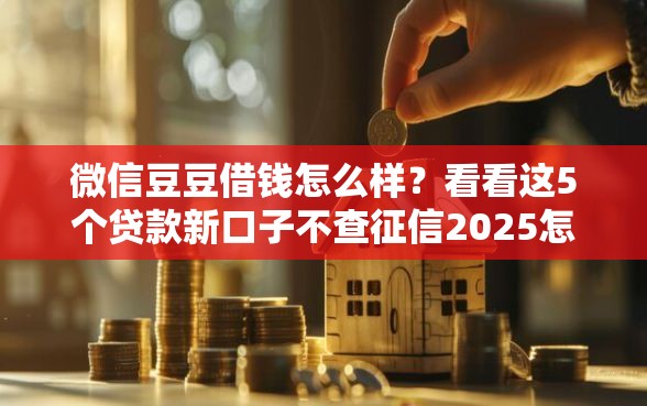 微信豆豆借钱怎么样？看看这5个贷款新口子不查征信2025怎么样