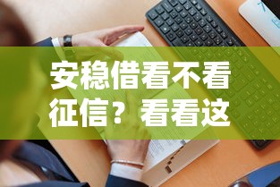 安稳借看不看征信？看看这6个贷款平台有没有能下款的