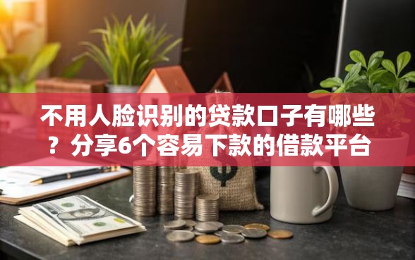 不用人脸识别的贷款口子有哪些？分享6个容易下款的借款平台2025