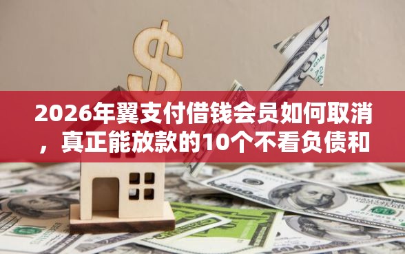 2026年翼支付借钱会员如何取消，真正能放款的10个不看负债和征信的口子推荐