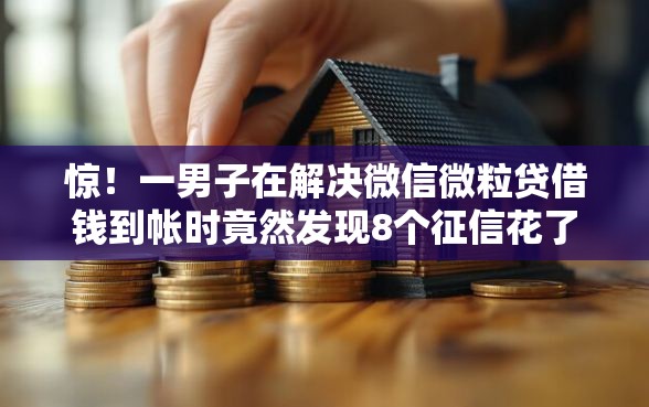 惊！一男子在解决微信微粒贷借钱到帐时竟然发现8个征信花了可以借钱的网贷平台，事后分享了出来